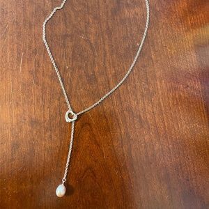 Tiffany and Co Elsa Peretti pearl lariat necklace